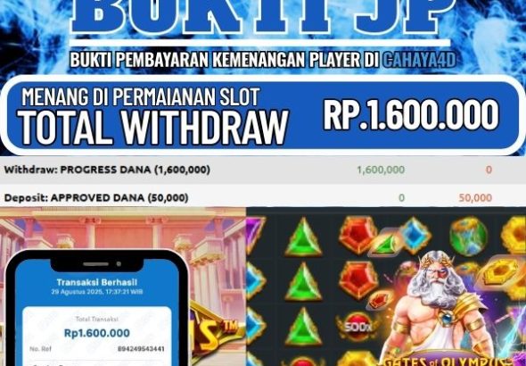 Bukti Kemenangan Slot Cahaya4d