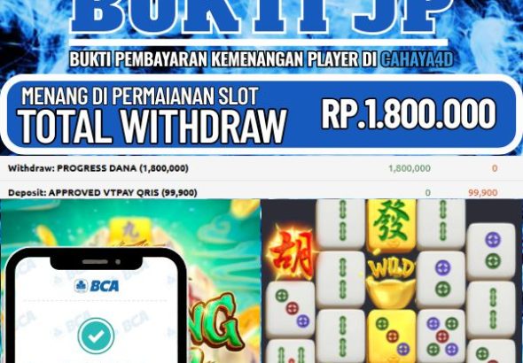Bukti Kemenangan Slot Cahaya4d